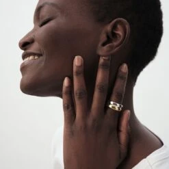 Bague Large DUA -Bijouxe Legant Magasin 02220518 879 52 M2