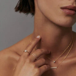 Bague Fine GLORIA 7 Bague Fine GLORIA -Bijouxe Legant Magasin 02290020 137 52 M3