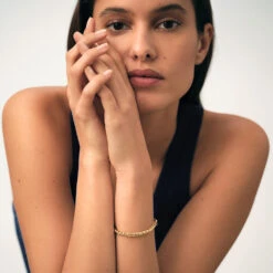 Bracelet Souple MAILLE PALMIER -Bijouxe Legant Magasin 02480354 157 TU M1