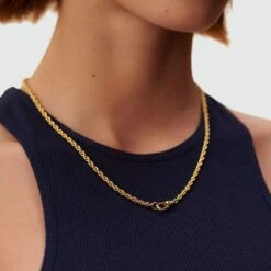 Collier Mi-long CHAÎNE CORDE -Bijouxe Legant Magasin 02680236 157 TU M1