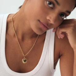 Collier Mi-long CHAÎNE CORDE -Bijouxe Legant Magasin 02680236 157 TU M2