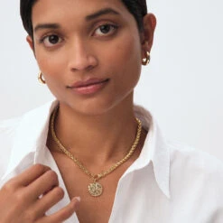 Collier Ras Du Cou MAILLE PALMIER -Bijouxe Legant Magasin 02680419 157 TU M2