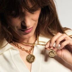 Collier Ras Du Cou MAILLE PALMIER -Bijouxe Legant Magasin 02680419 157 TU M4