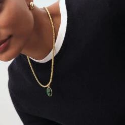 Collier Ras Du Cou MAILLE BIZANTINE -Bijouxe Legant Magasin 02680420 157 TU M3