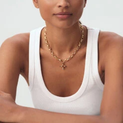 Pendentif CROIX ICONIQUE 12 Pendentif CROIX ICONIQUE -Bijouxe Legant Magasin 02880059 256 TU M1