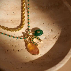 Pendentif PIERRE NATURELLE -Bijouxe Legant Magasin 02880096 123 TU M4